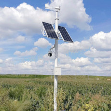 Solar-powered Low-energy Park Surveillance Pole