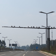 Heavy-Duty Traffic Toll Monitoring Pole