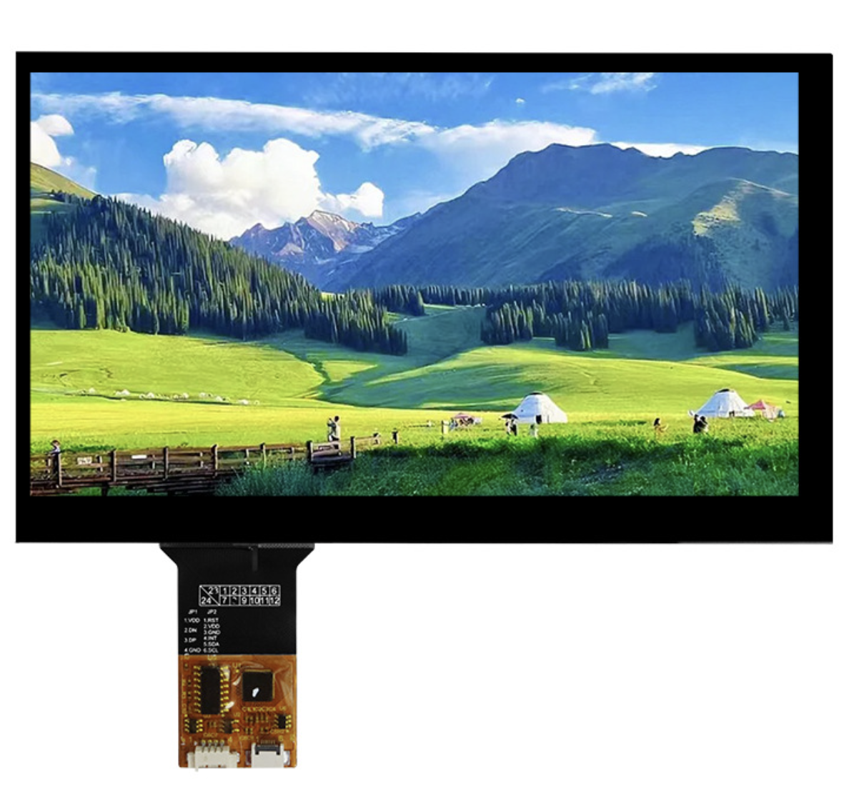 7-inch Embedded LCD Dot Matrix Screen