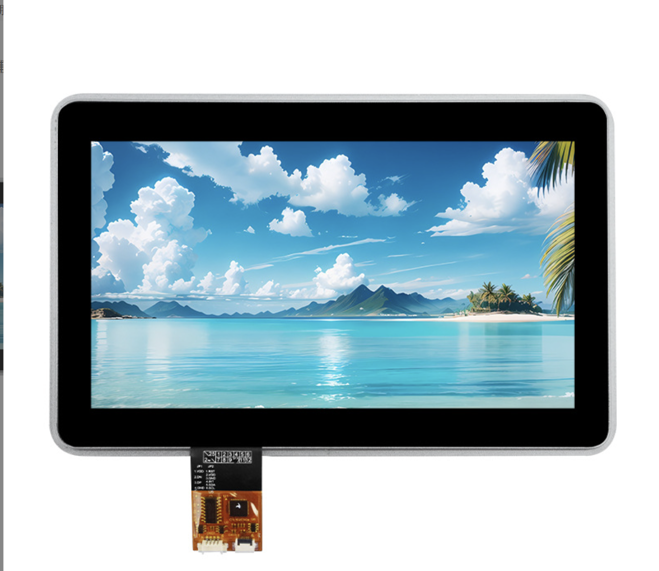 7-inch Embedded LCD Dot Matrix Screen