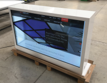 Transparent LCD Showcase Screen