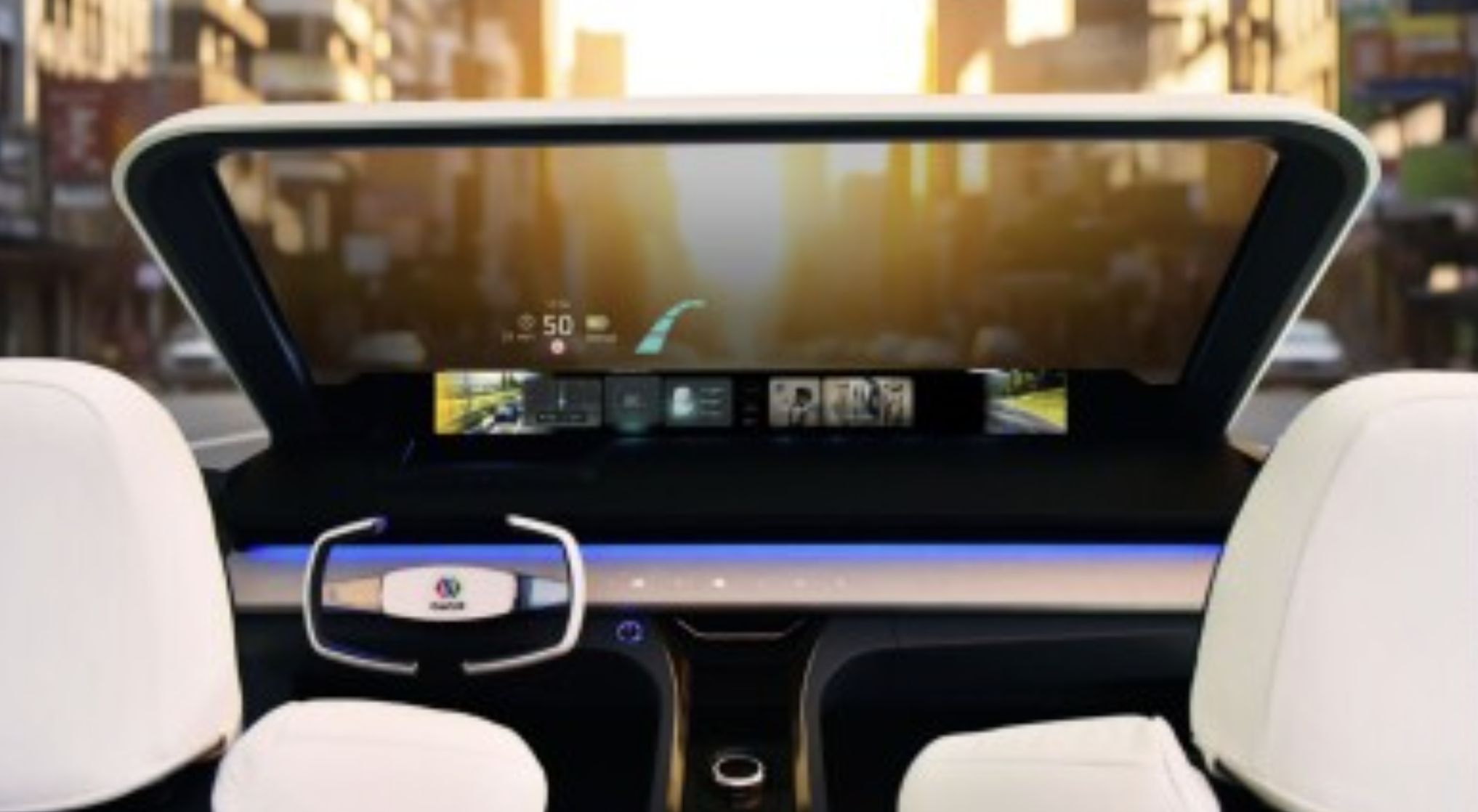 Vehicle - mounted PHUD Smart Cockpit Screen