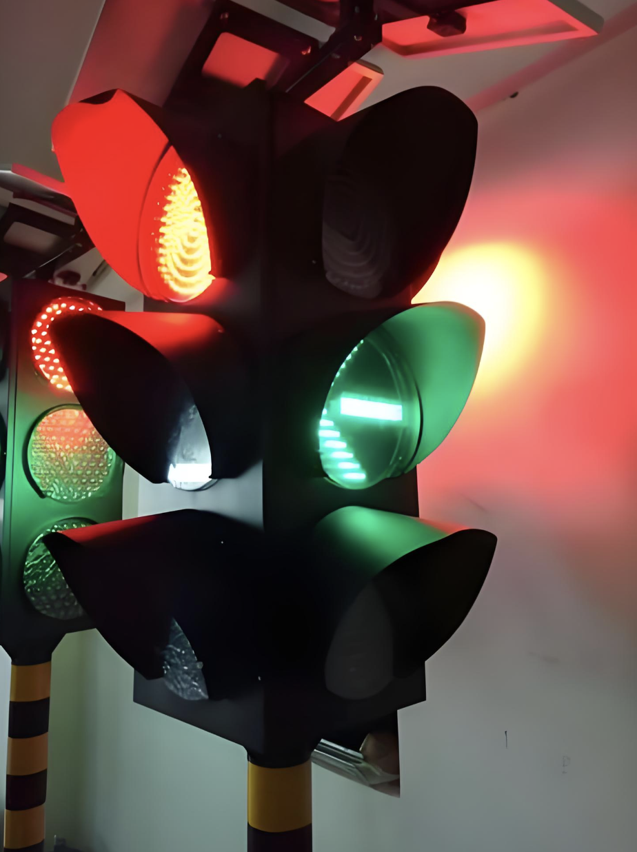 Signal de trafic portable à énergie solaire