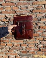 Leather Messenger Bag for Men