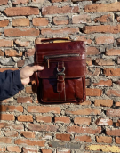 Leather Messenger Bag for Men