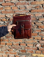 Leather Messenger Bag for Men