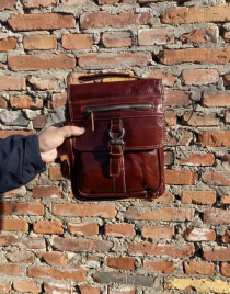 Leather Messenger Bag for Men