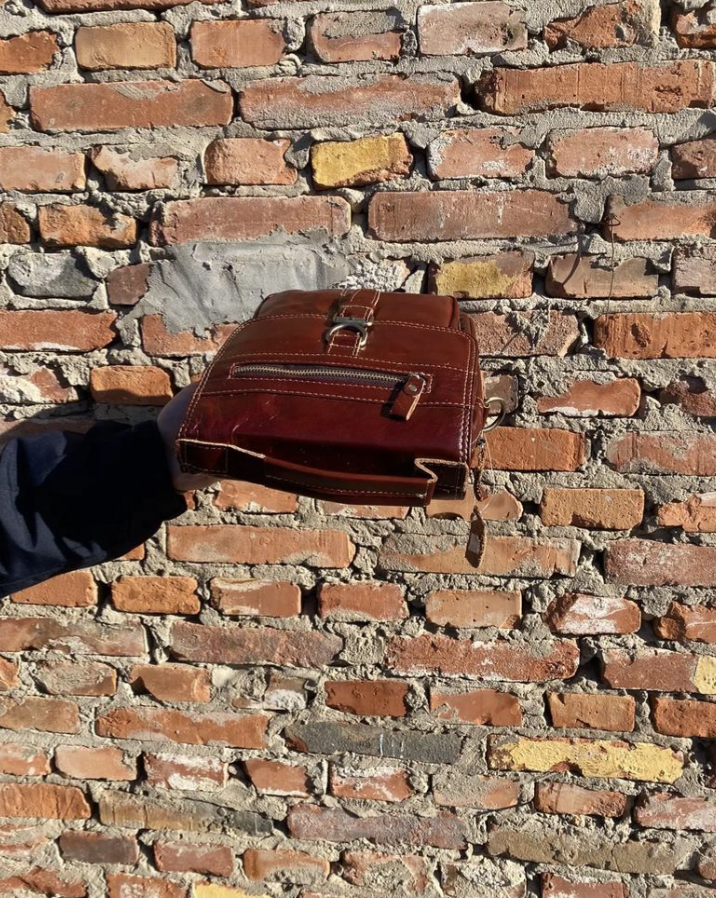 Leather Messenger Bag for Men