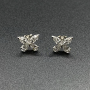 Boucles d'oreilles en diamant cultivées en laboratoire