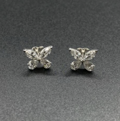 Boucles d'oreilles en diamant cultivées en laboratoire