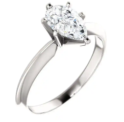 Bague de fiançailles diamant cultivé en laboratoire